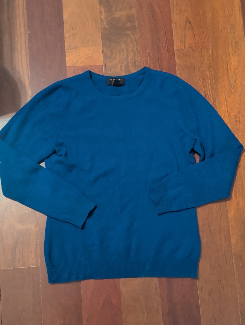 Charter Club Luxury Women's Crewneck Cashmere Sweater in Blue